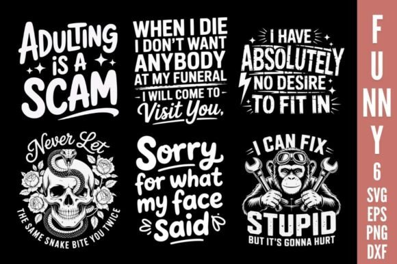Download Funny Quote SVG Bundle, Funny Sarcastic - Sarcastic Collection