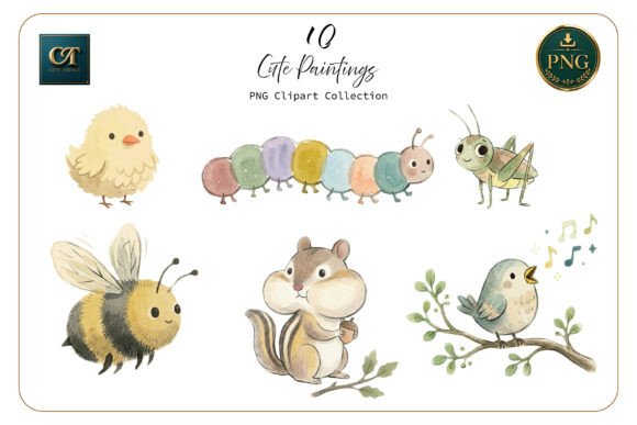 Download Cute Watercolor Animal Clipart Set - Watercolor animal clipart set Collection