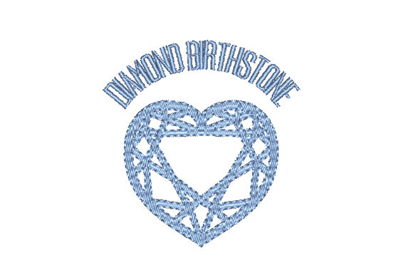 Download Diamond Birthstone Faceted Heart - Faceted heart Collection