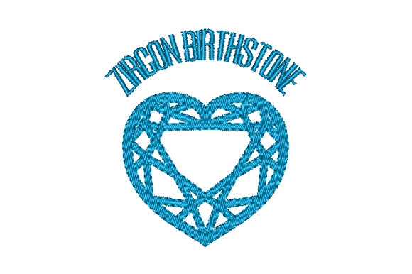 Download Zircon Birthstone Faceted Heart - Faceted heart Collection