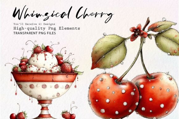 Download Whimsical Cherry Clipart - Cherry clipart Collection