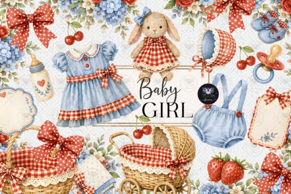 Download Baby Girl Strawberry Cherry Clipart - Cherry clipart Collection