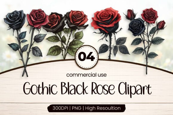 Download Gothic Black Rose PNG - Rose png Collection
