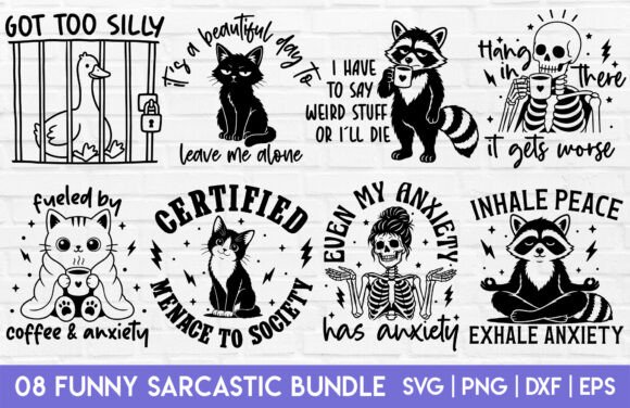 Download Funny Sarcastic SVG Bundle Funny Animal - Sarcastic Collection