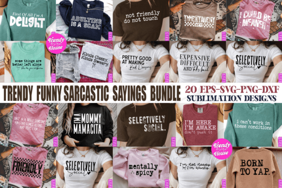 Download Funny Sarcastic Sayings SVG PNG Bundle - Sarcastic Collection