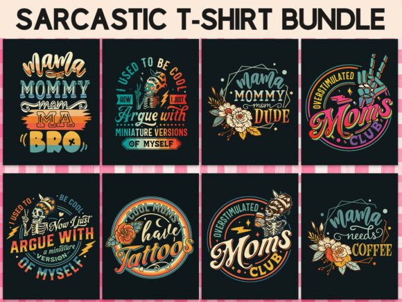 Download Sarcastic T-Shirt Design Bundle PNG - Sarcastic Collection