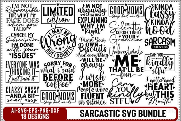 Download Sarcastic Svg Bundle - Sarcastic Collection